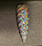 Holographic Unicorn nail x2 (Almond)