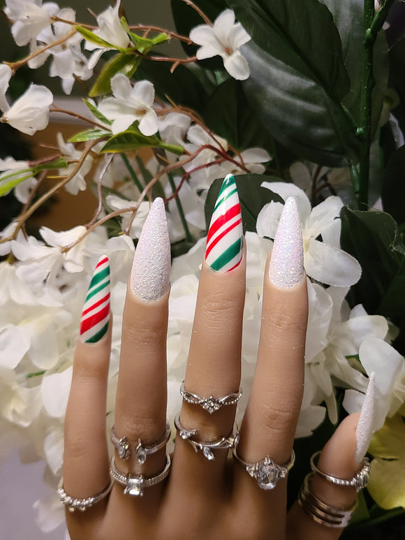 Frosted Candy Cane II